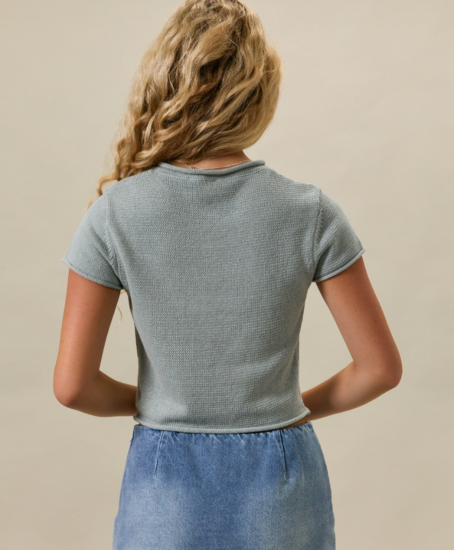 Kat Cap Sleeve Sweater