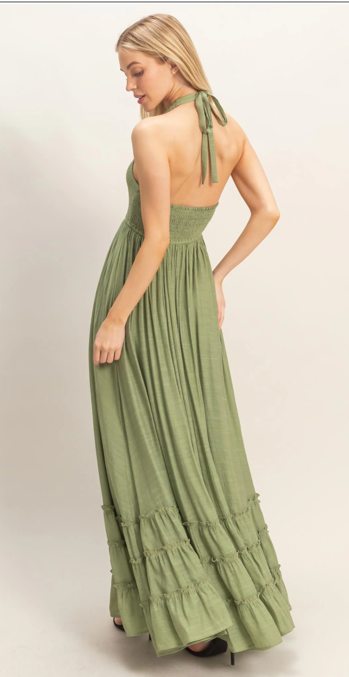 Amy Halter Dress (Five Colors)