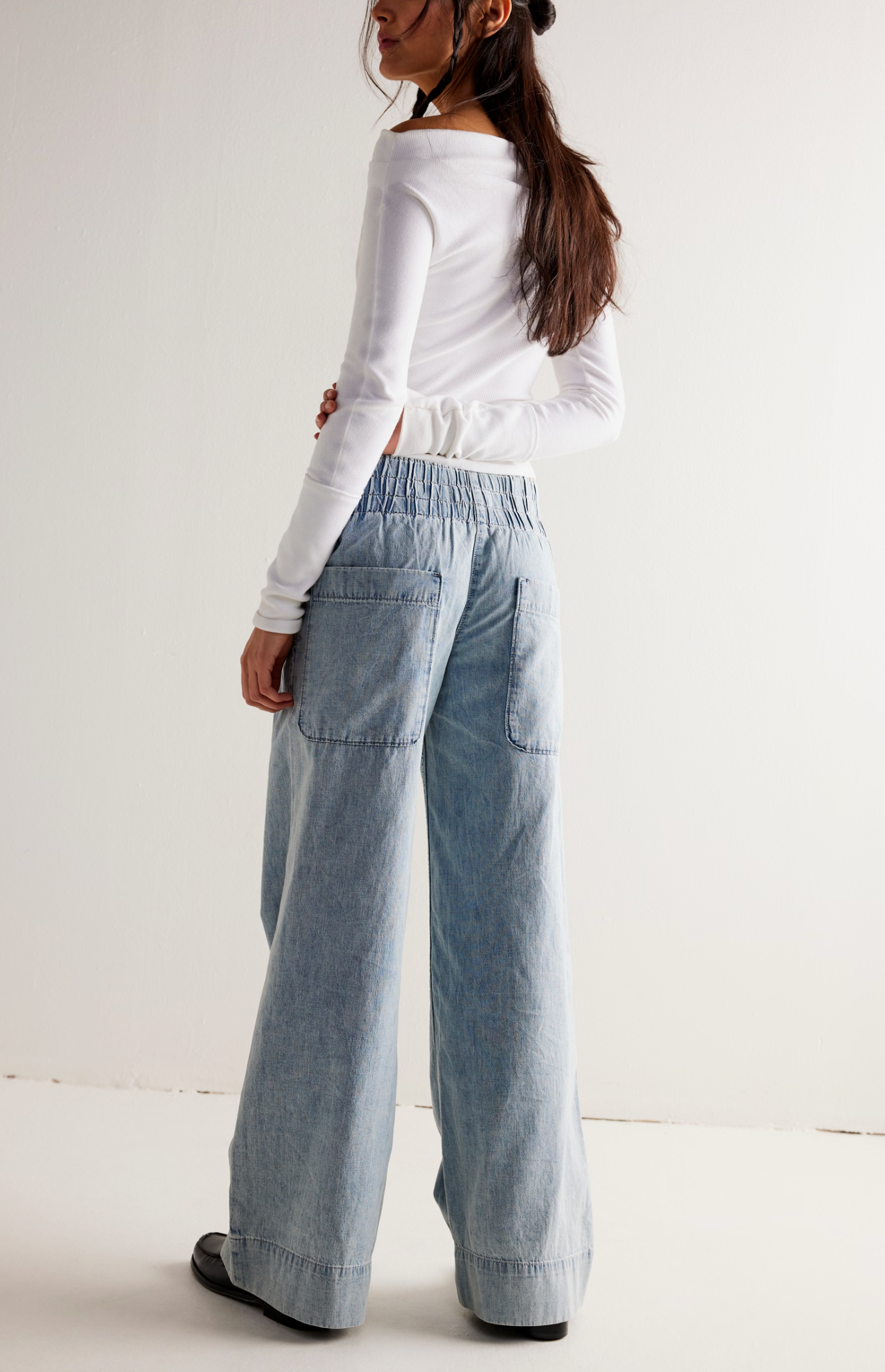 Breezy Denim Pull On* (Two Colors)