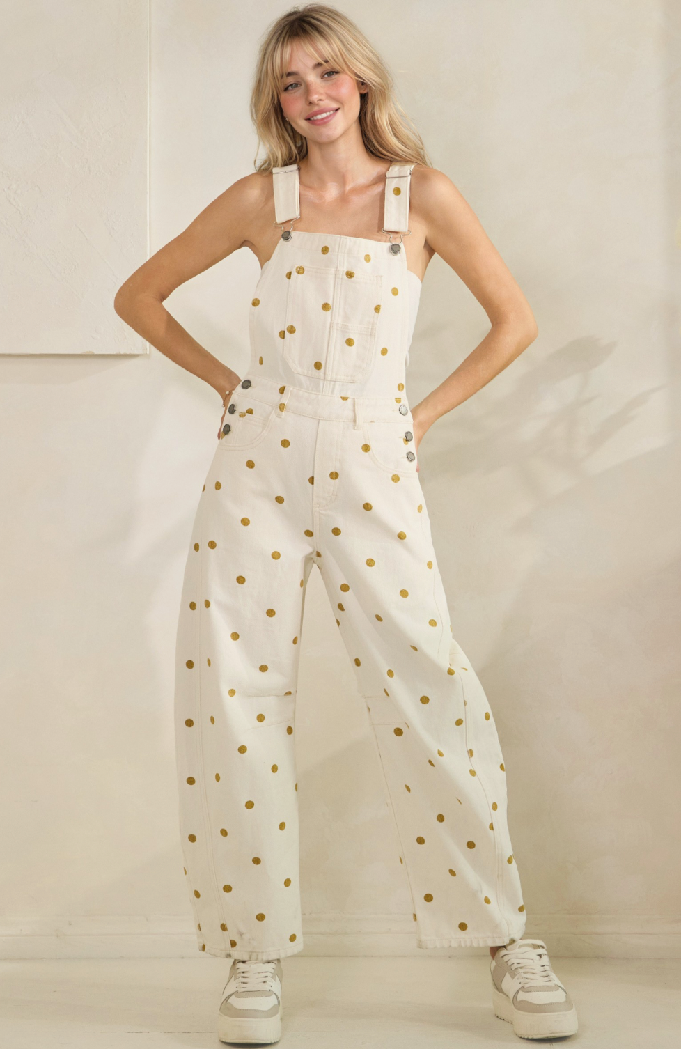 Yasmin Polka Dot Overalls