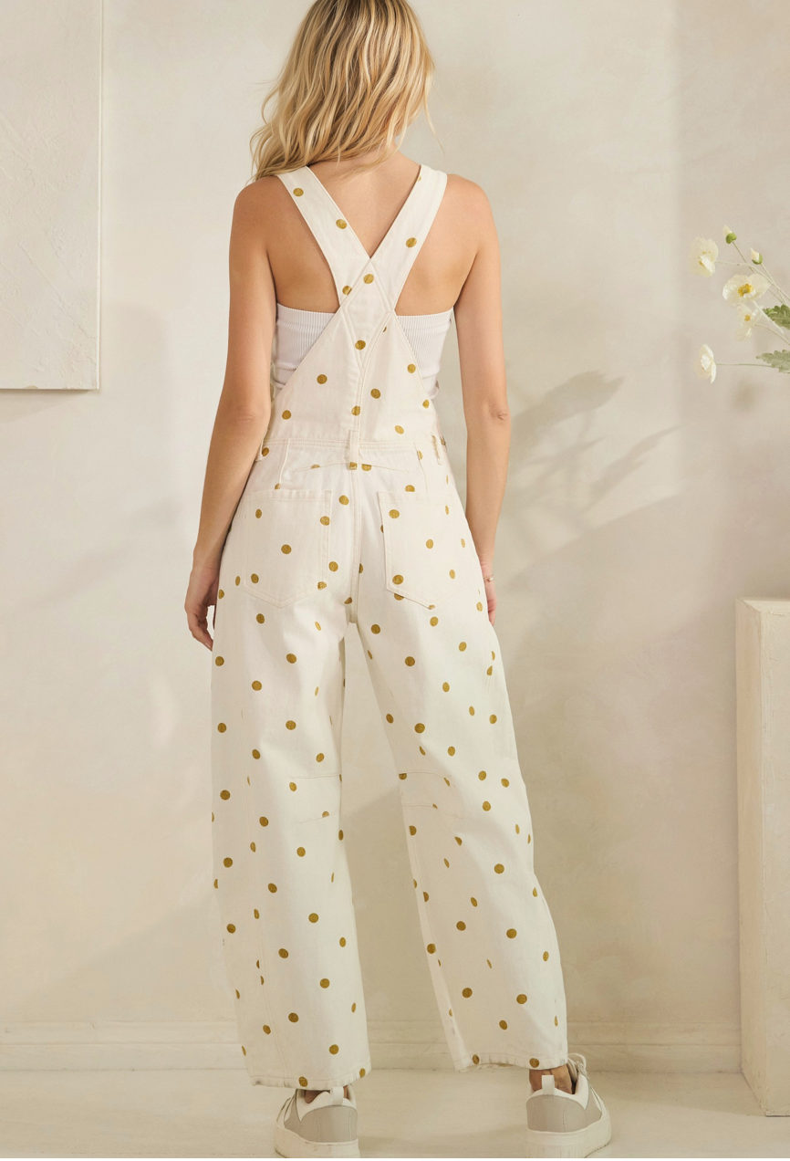 Yasmin Polka Dot Overalls