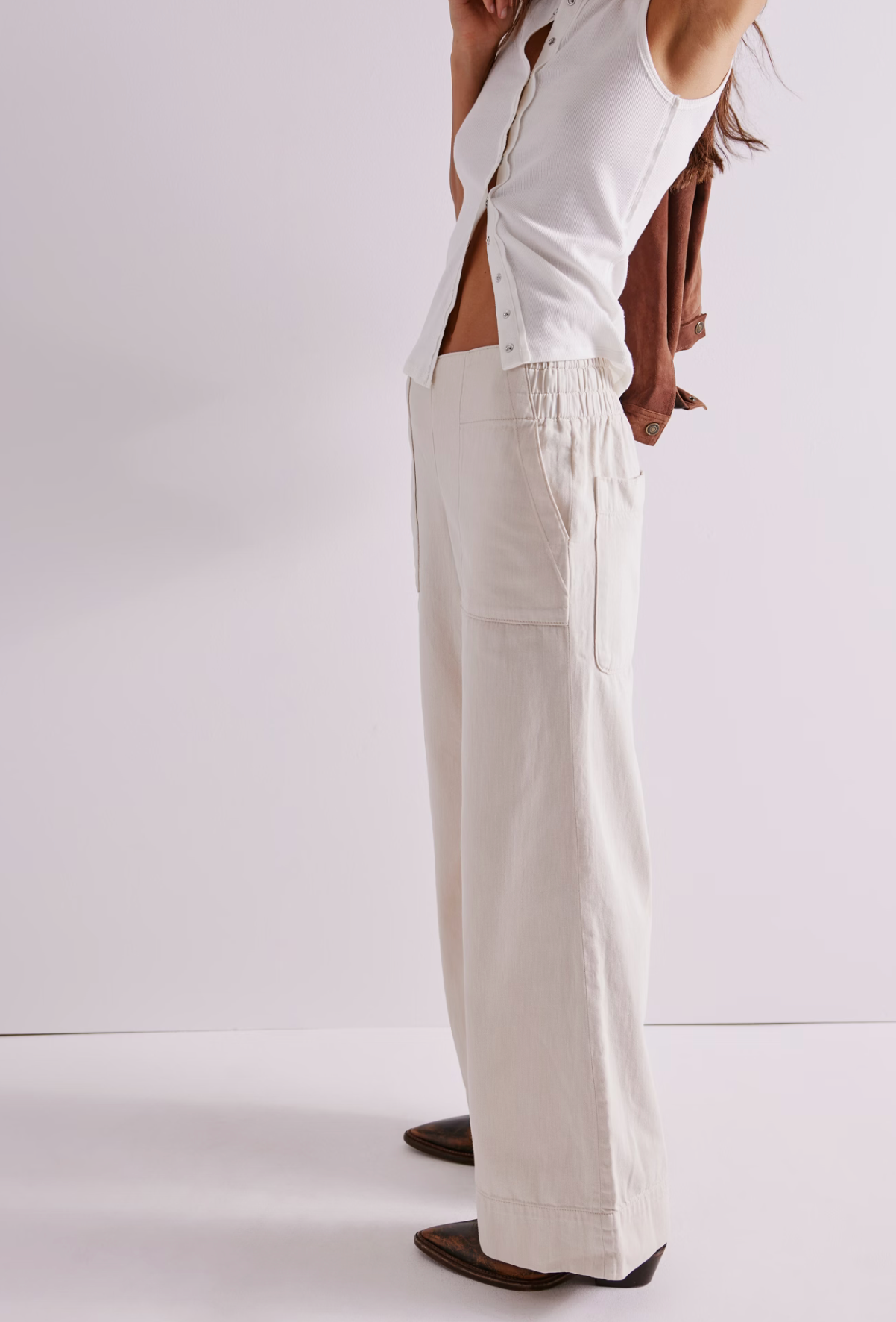 Breezy Denim Pull On* (Two Colors)