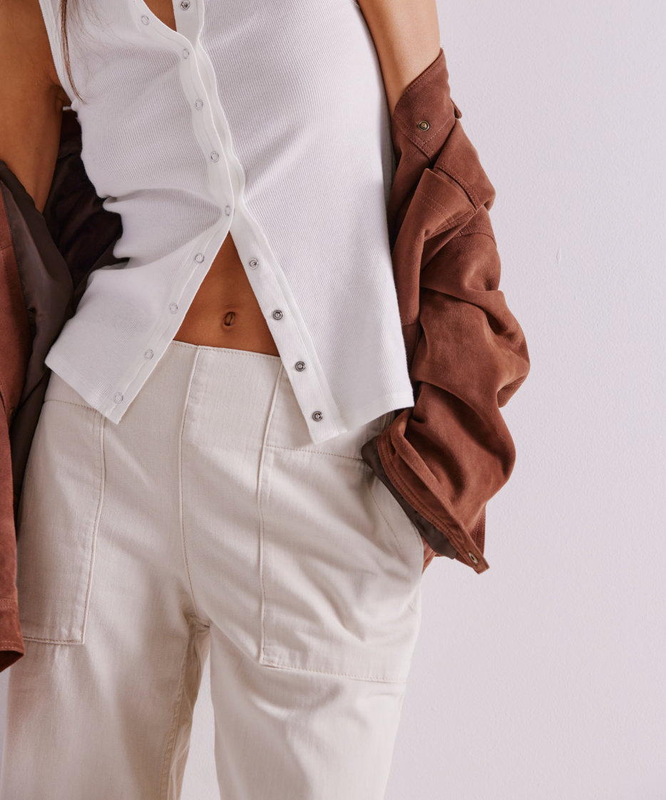 Breezy Denim Pull On* (Two Colors)