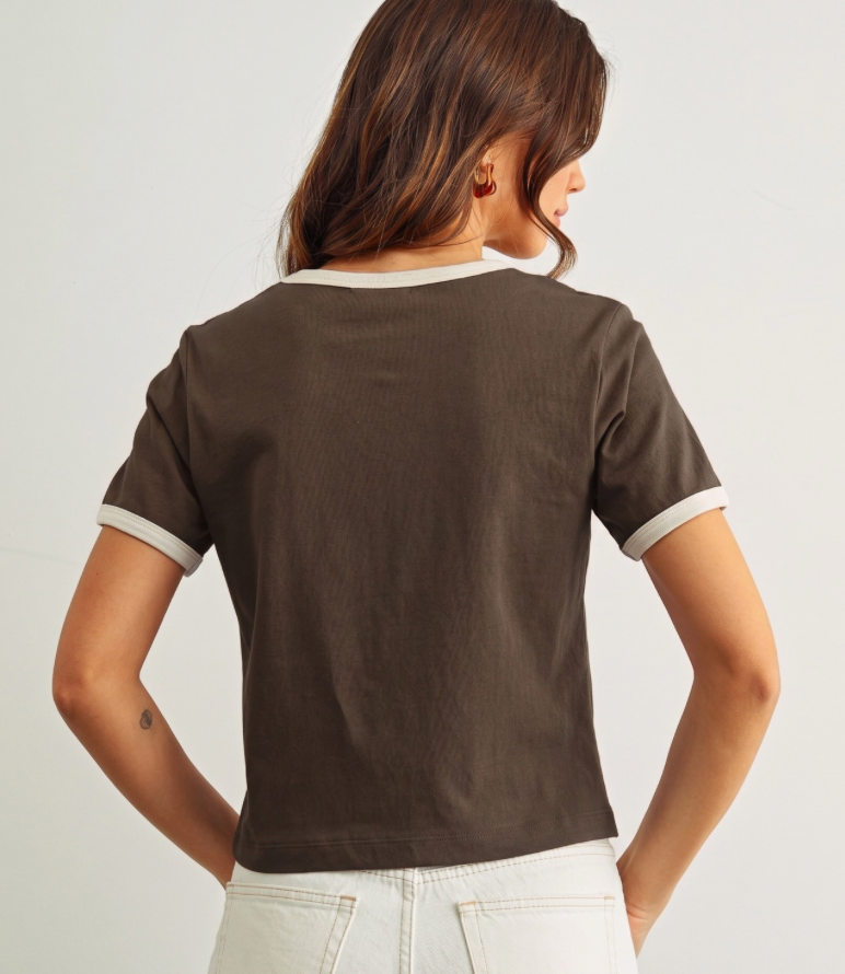 Becky Contrast Tee