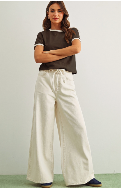 Becky Contrast Tee