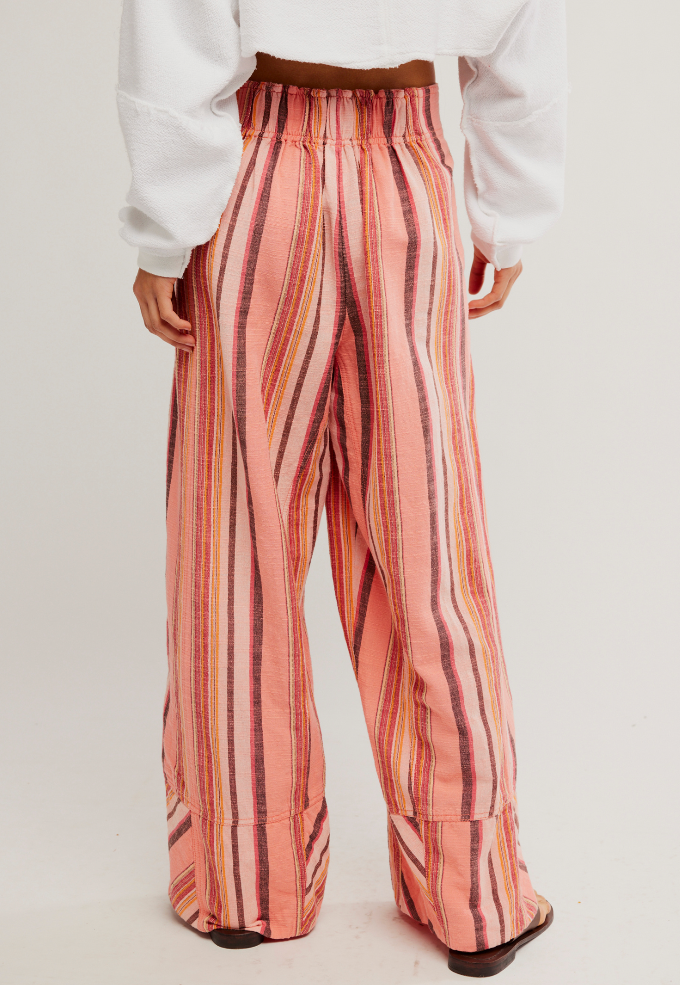 Days End Solar Linen Stripe Pant*