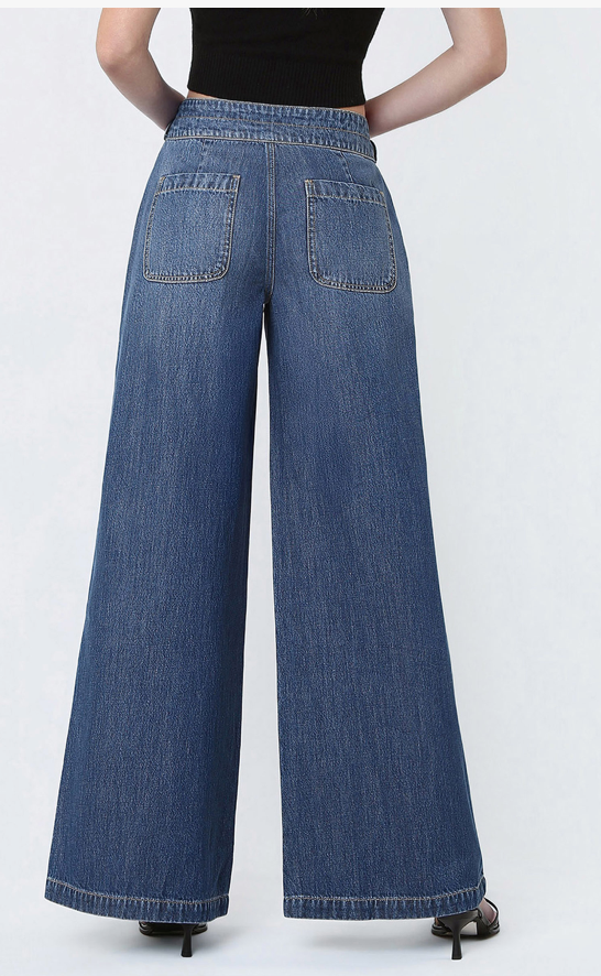 Remi Pleated Tie Waist Pant