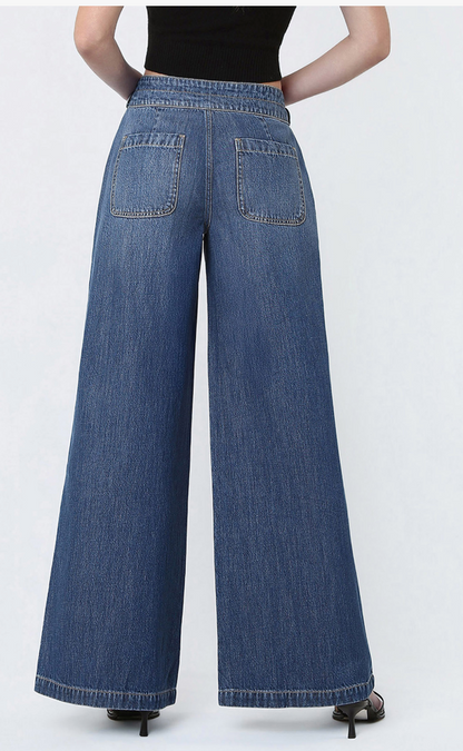 Remi Pleated Tie Waist Pant