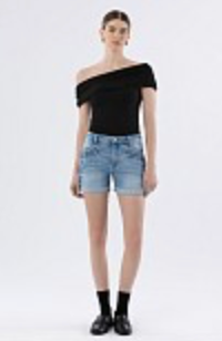 Rebecca Double Front Pocket Cuff Short