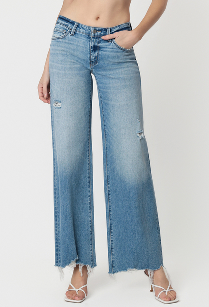 Susie Wide Leg Flare Jean