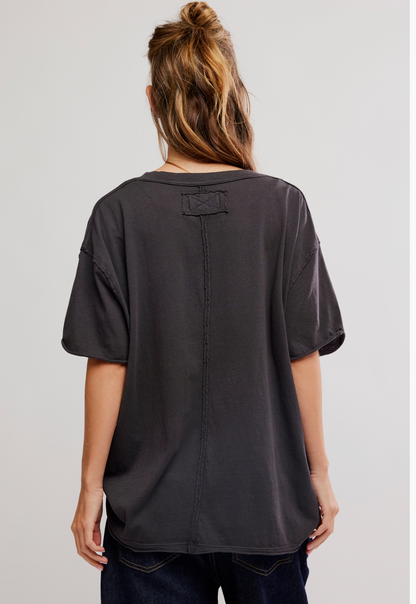 Nina Tee V Neck Top
