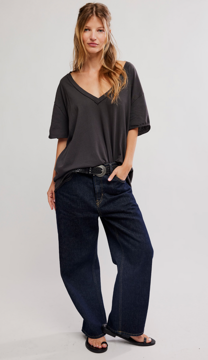 Nina Tee V Neck Top