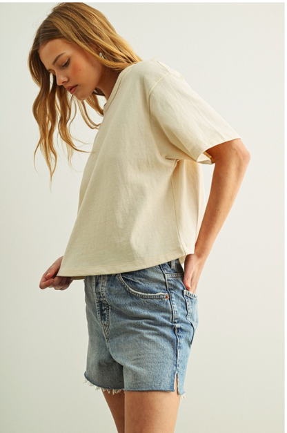 Wren Linen Knit Top