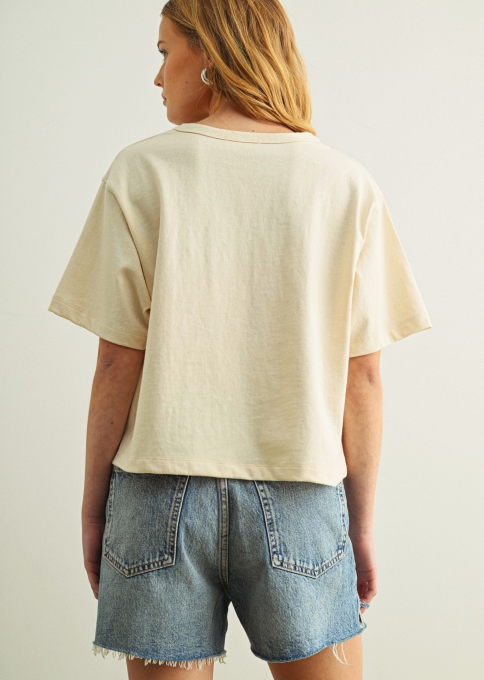 Wren Linen Knit Top
