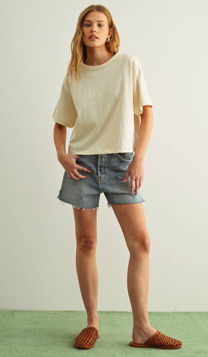 Wren Linen Knit Top