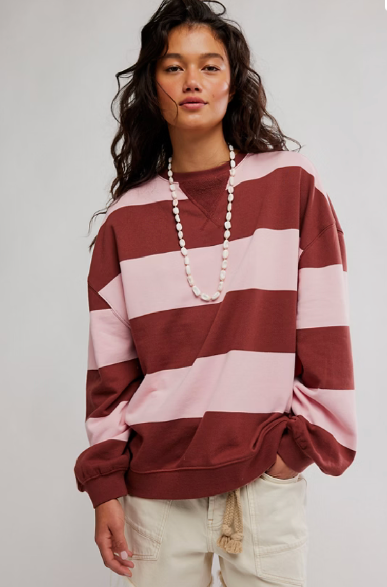 Classic Stripe Crew Wide