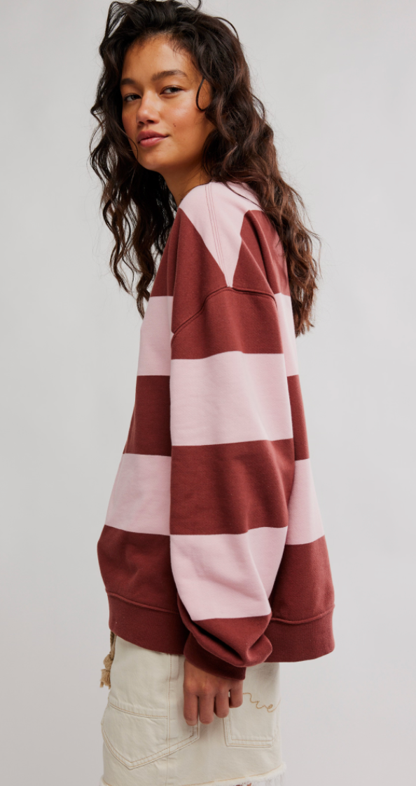 Classic Stripe Crew Wide