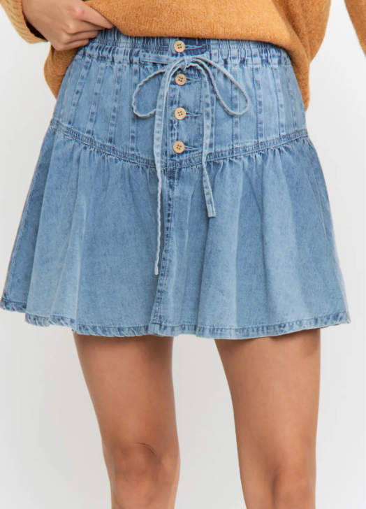 Maggie Denim Skirt