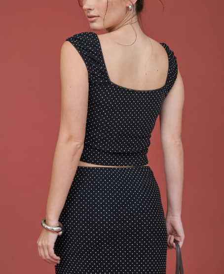 Mabel Polka Dot Top