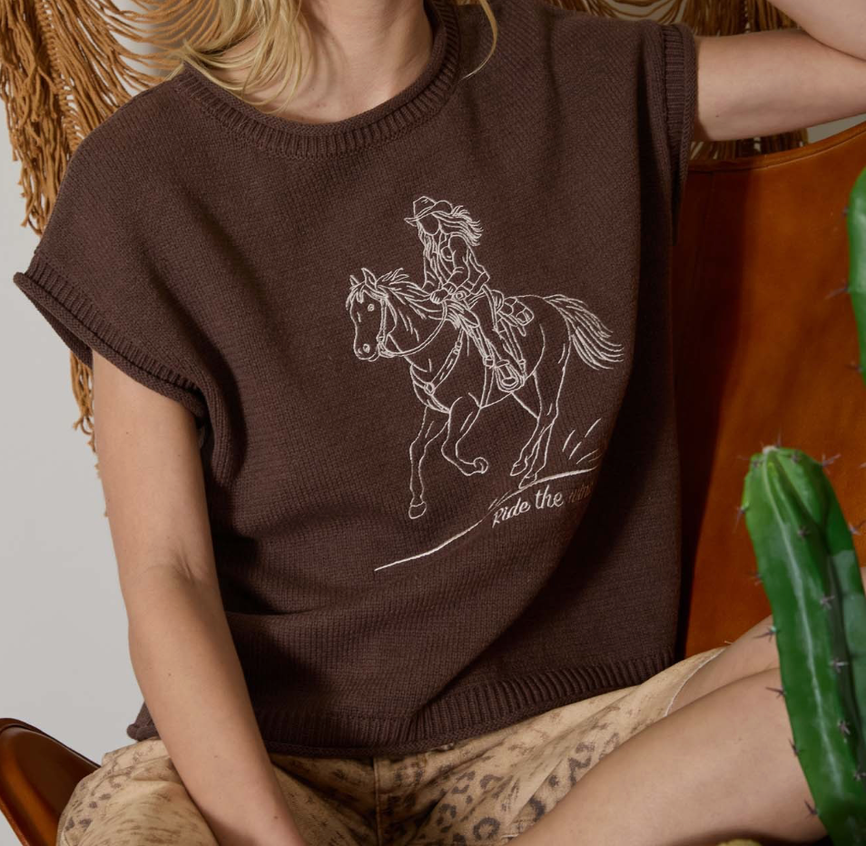 Nia Western Embroidery Sweater