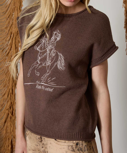 Nia Western Embroidery Sweater