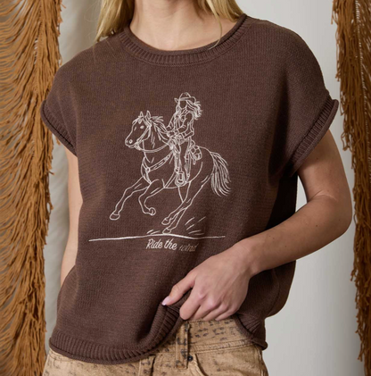 Nia Western Embroidery Sweater