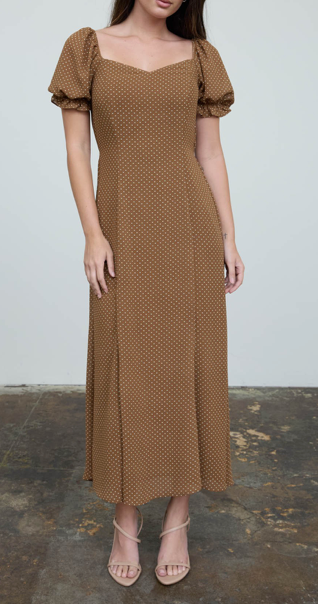 Marley Sweetheart Puff Sleeve Dress