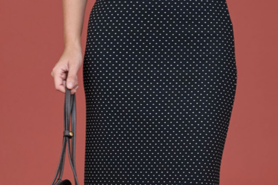 Mabel Pokla Dot Mesh Skirt