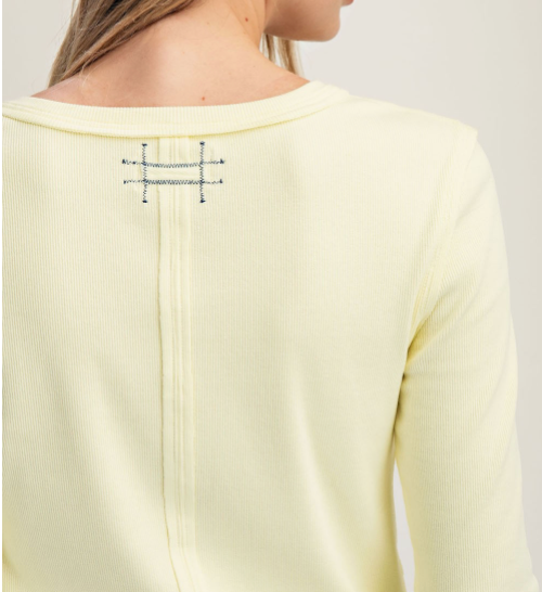 Henley Button Top