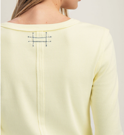 Henley Button Top