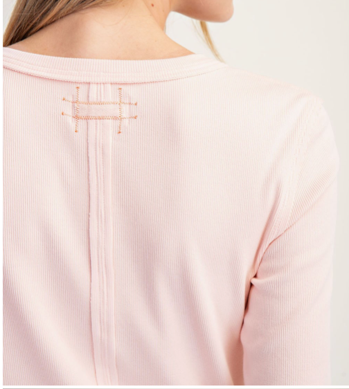Henley Button Top