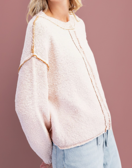 Stephanie Contrast Stitch Cardigan