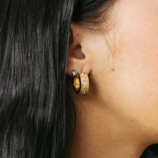 Emily Crystal Hoops