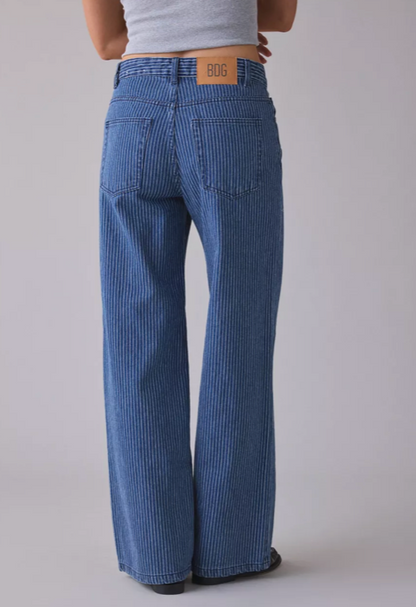 BDG Ozzy Pinstrip Loose Jeans