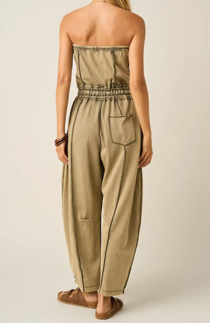 Sarah Mineral Wash Jumpsuit