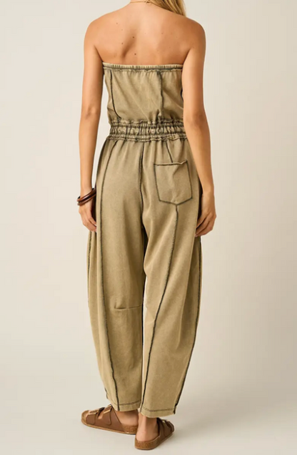 Sarah Mineral Wash Jumpsuit