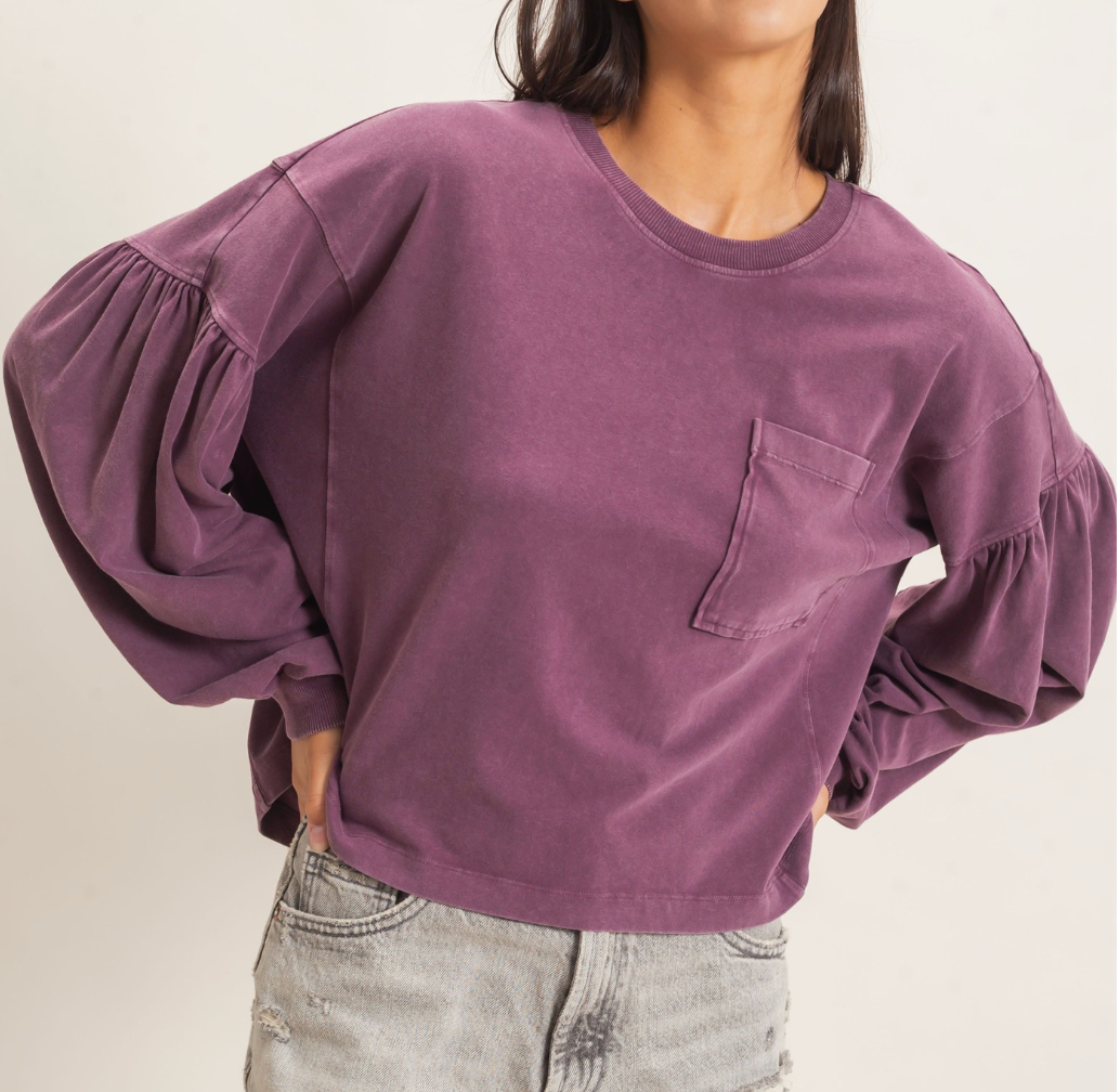Gabby Puff Long Sleeve Top