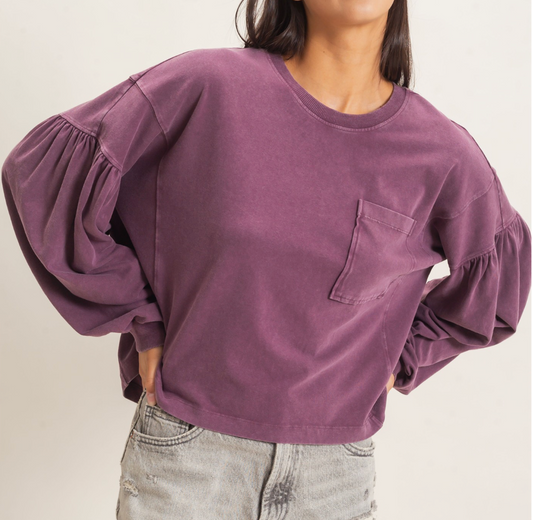 Gabby Puff Long Sleeve Top