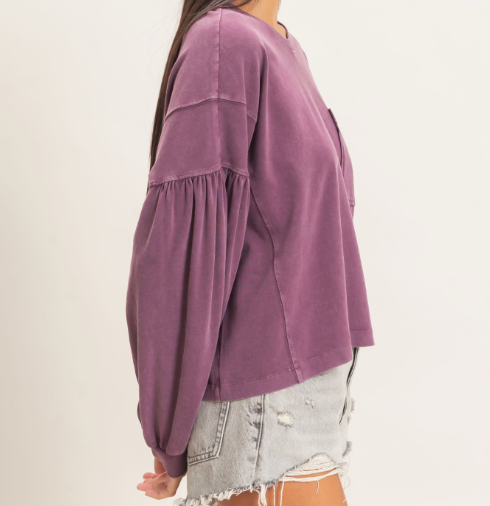 Gabby Puff Long Sleeve Top
