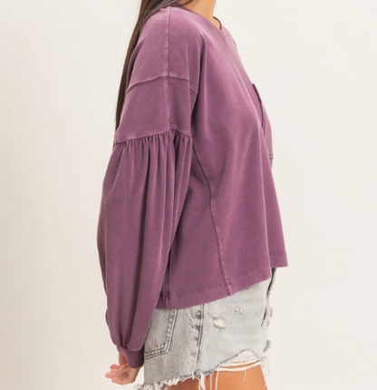 Gabby Puff Long Sleeve Top