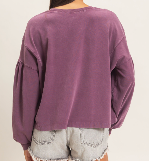 Gabby Puff Long Sleeve Top