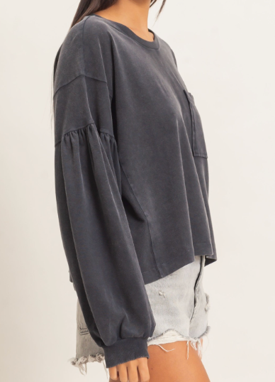 Gabby Puff Long Sleeve Top