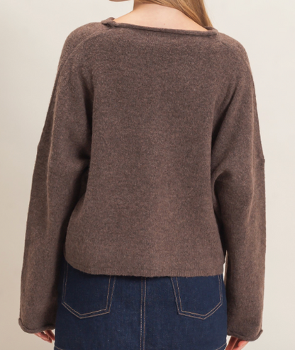 Phoenix Collared Sweater Cardigan (Three Colors)
