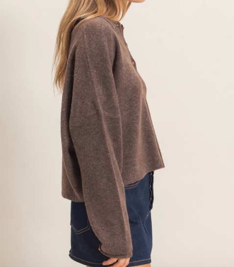 Phoenix Collared Sweater Cardigan (Three Colors)