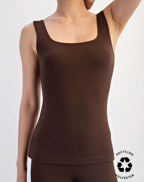 Quinn Square Neck Sleeveless Tank