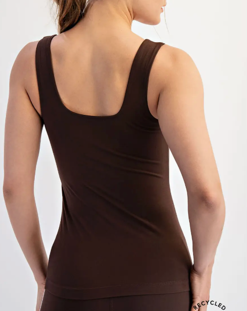 Quinn Square Neck Sleeveless Tank
