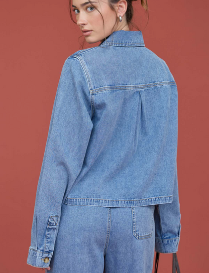 Zola Boxy Denim Shirt