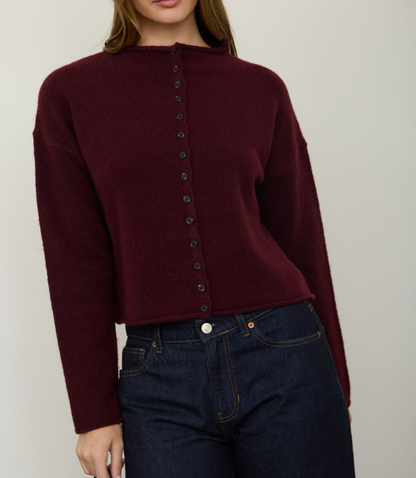 Kensley Mock Neck Cardigan