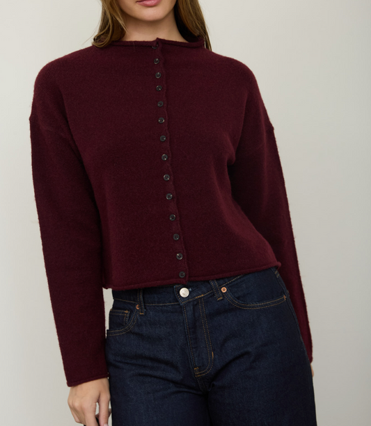 Kensley Mock Neck Cardigan