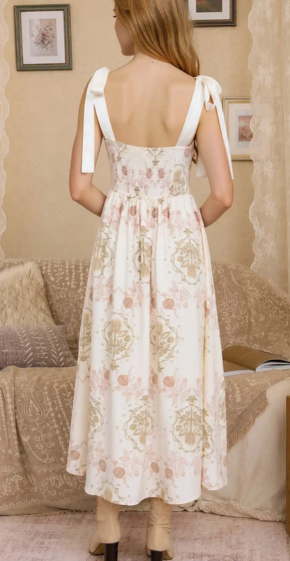 Melanie Medallion Print Midi Dress